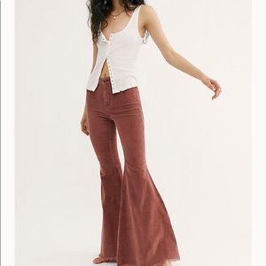 Free People Just Float On Flare Corduroy Pants